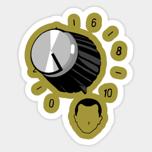 This One Goes Up(side Down) to Eleven Sticker